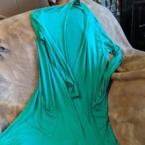 All Yours duster. Emerald Green size 1X